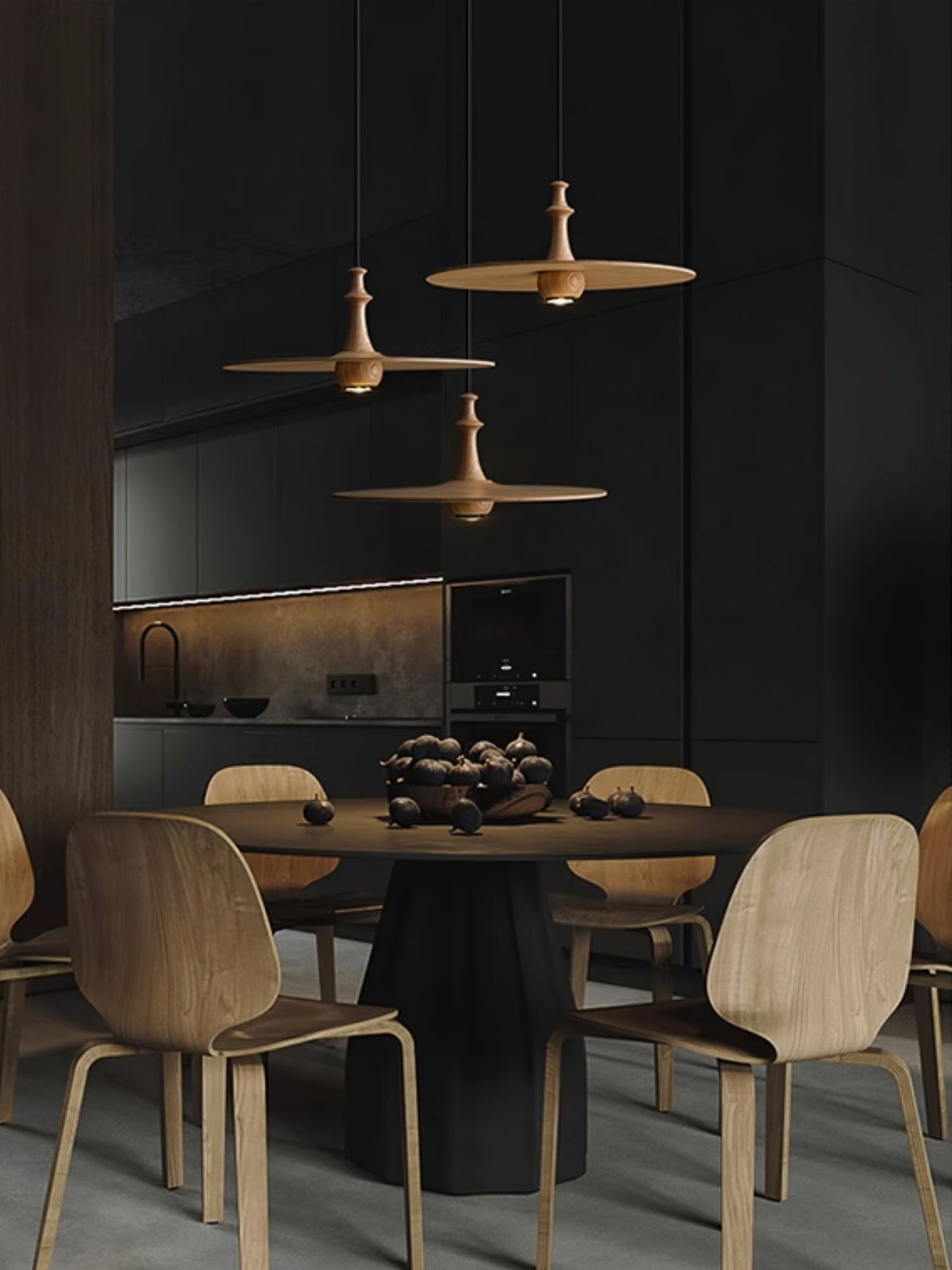 Spindle Disc Drop light Pendant Lamp