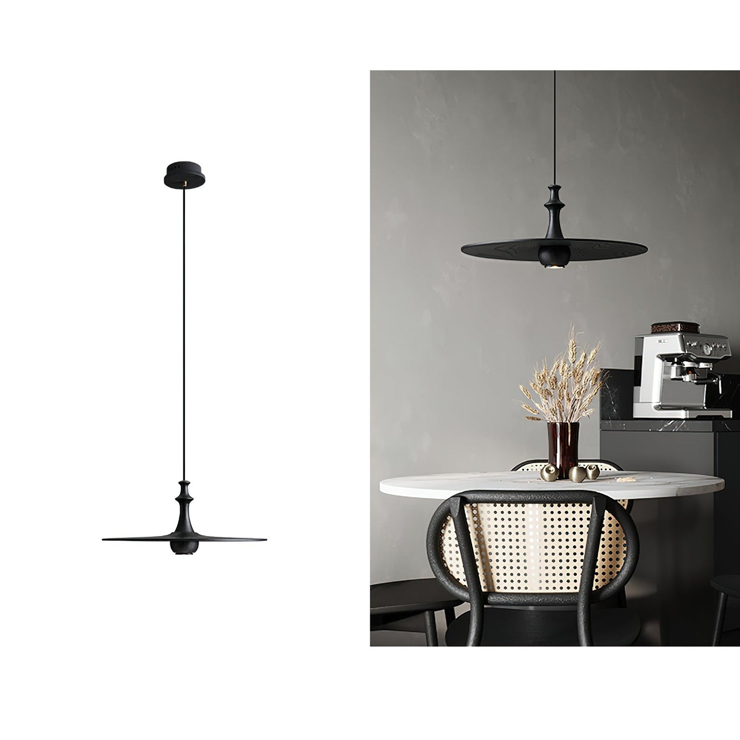 Spindle Disc Drop light Pendant Lamp