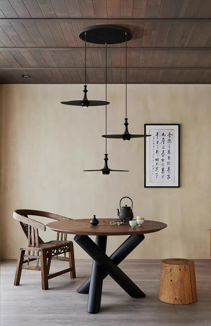 Spindle Disc Drop light Pendant Lamp