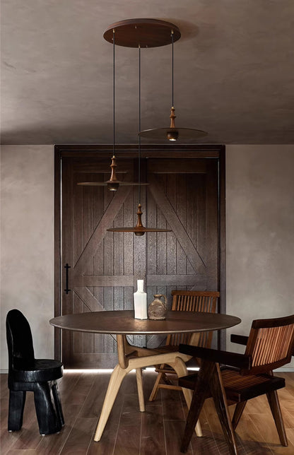 Spindle Disc Drop light Pendant Lamp