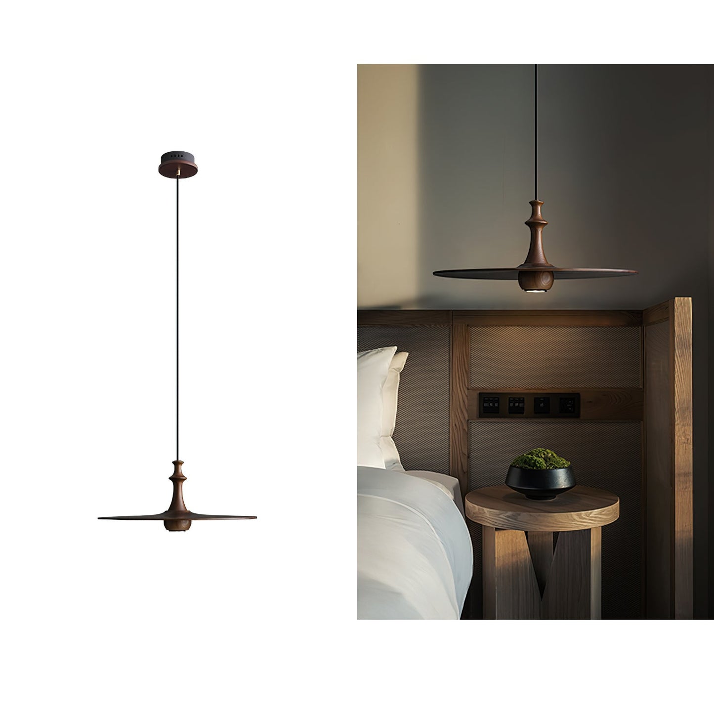 Spindle Disc Drop light Pendant Lamp