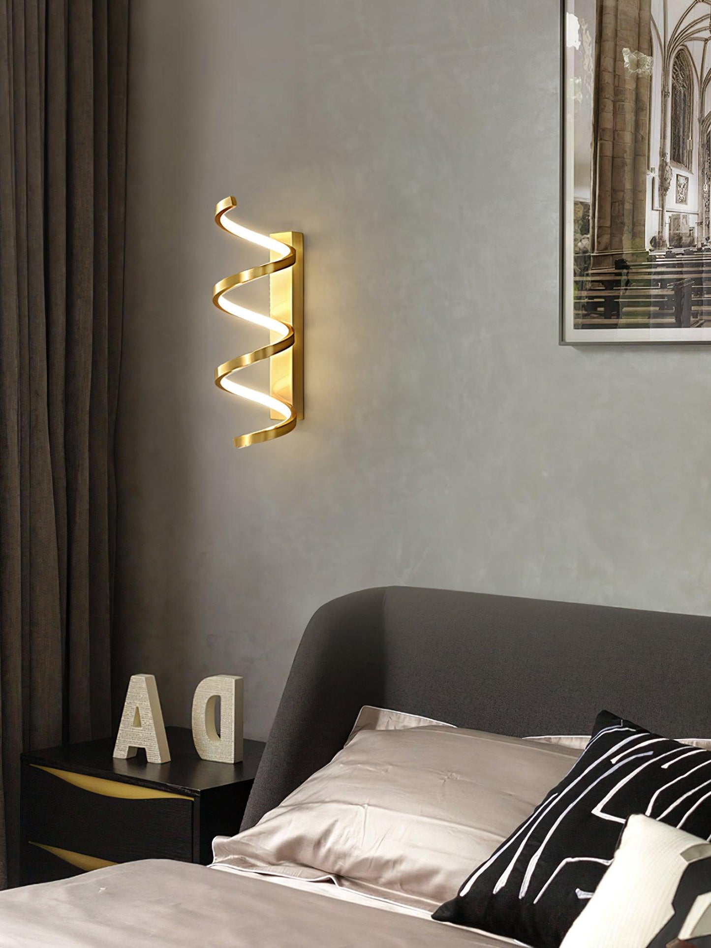 Spiral Lamp bracket Wall Light