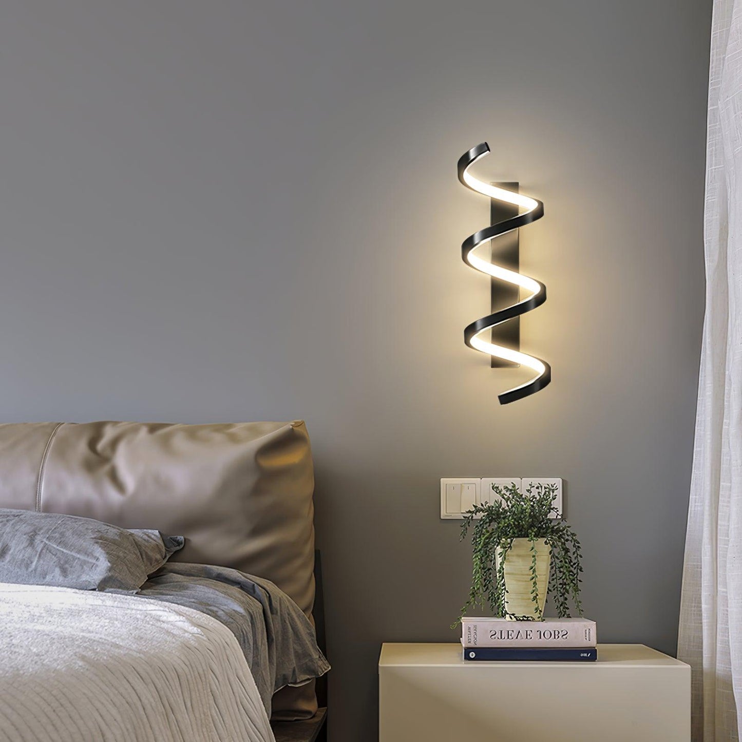 Spiral Lamp bracket Wall Light