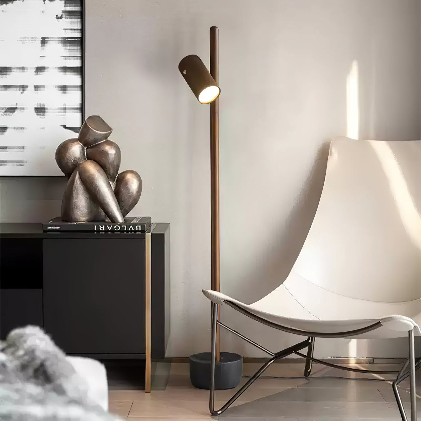 Spotlight Wood Free-standing Lamp Floor Lamp