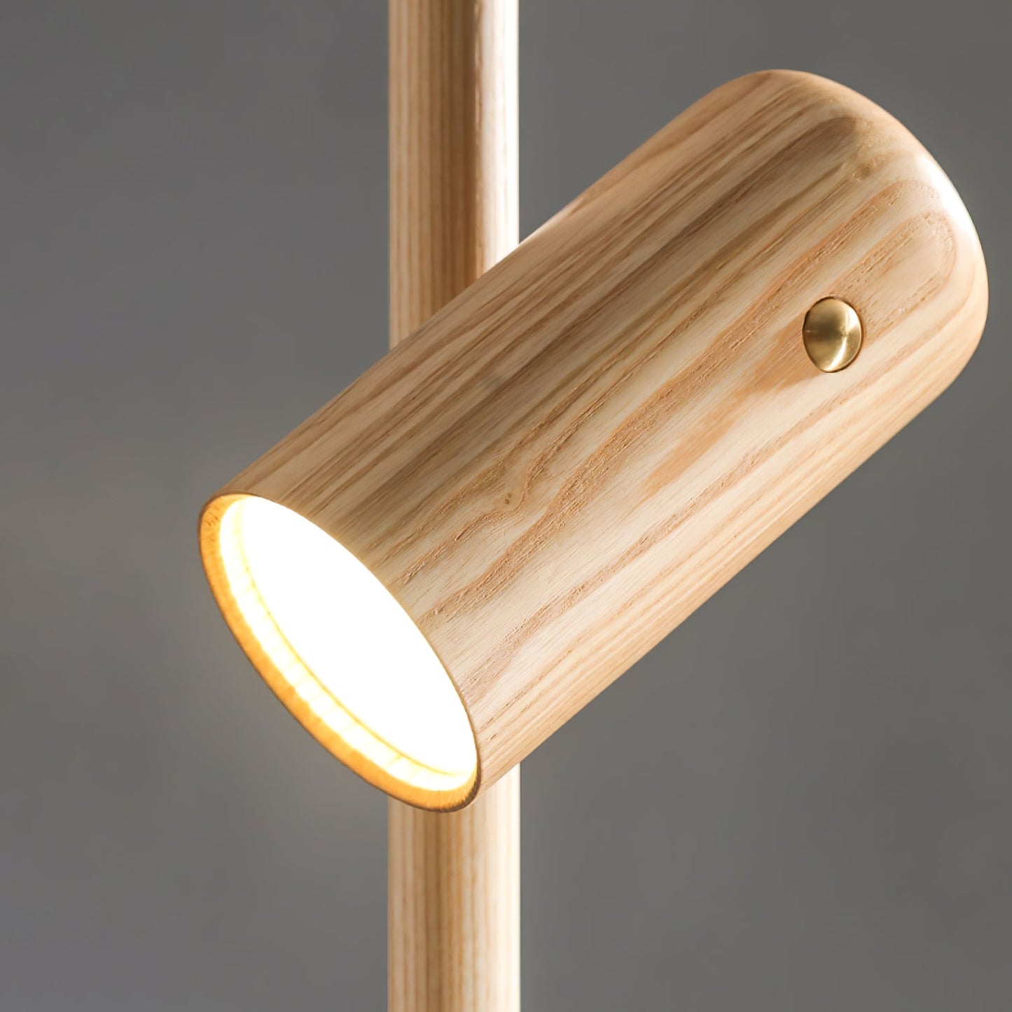 Spotlight Wood Free-standing Lamp Floor Lamp