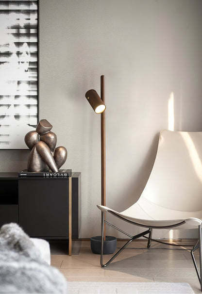 Spotlight Wood Free-standing Lamp Floor Lamp