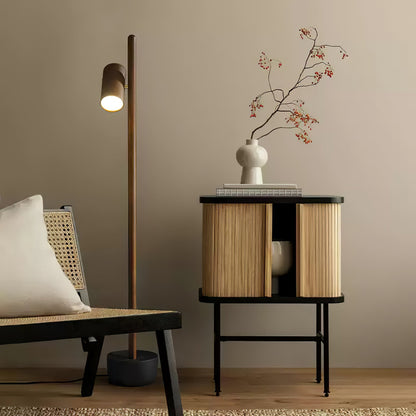 Spotlight Wood Free-standing Lamp Floor Lamp