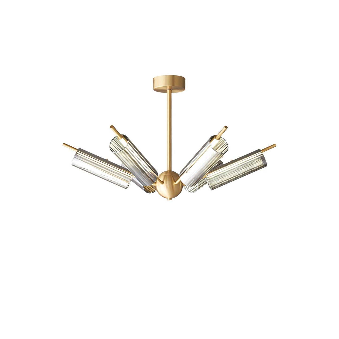 Sputnik Brass Electrolier Chandelier