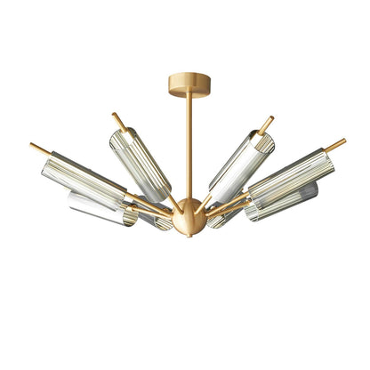 Sputnik Brass Electrolier Chandelier