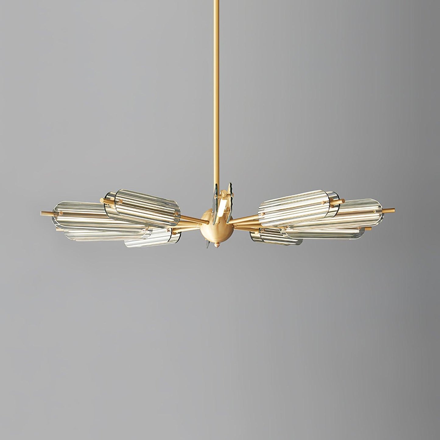 Sputnik Brass Electrolier Chandelier