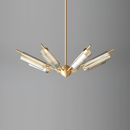 Sputnik Brass Electrolier Chandelier