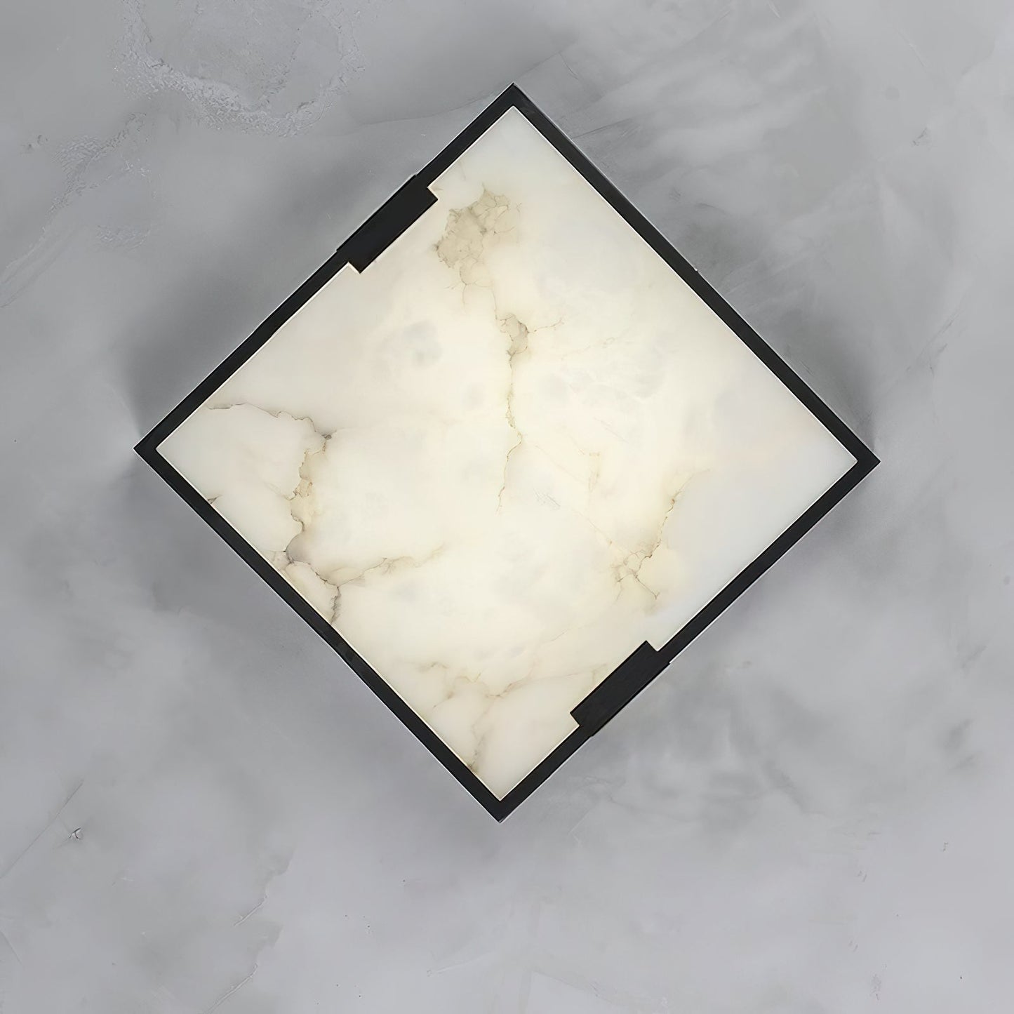 Square Alabaster Flush mount light Ceiling Lamp