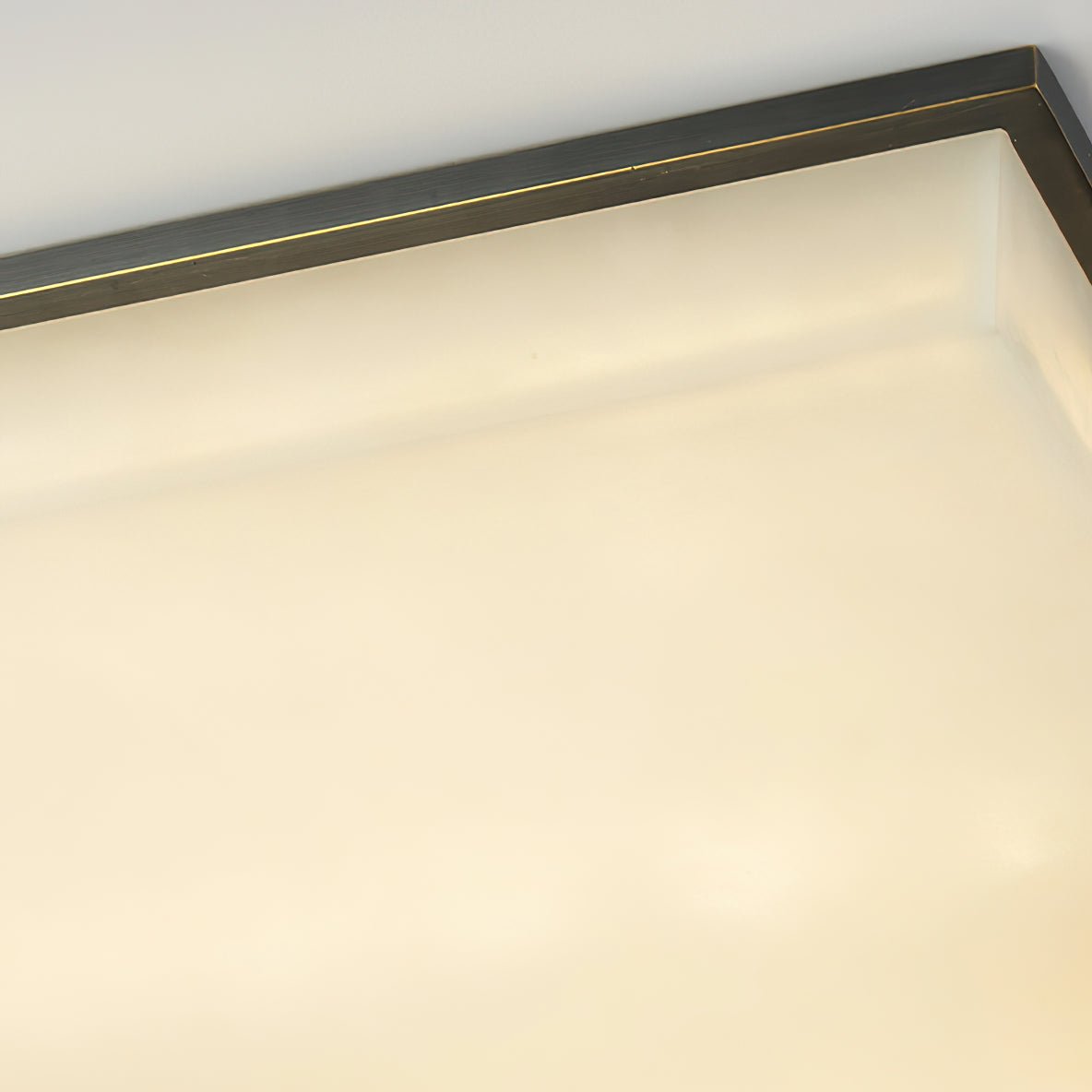 Square Alabaster Flush mount light Ceiling Lamp