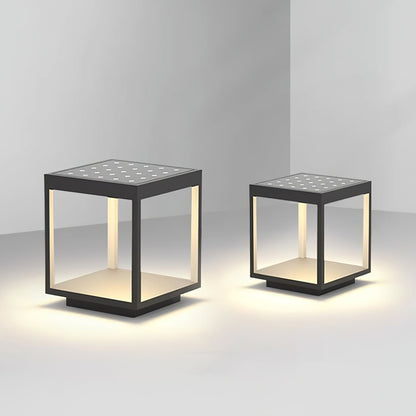 Square Frame Solar Outdoor Light