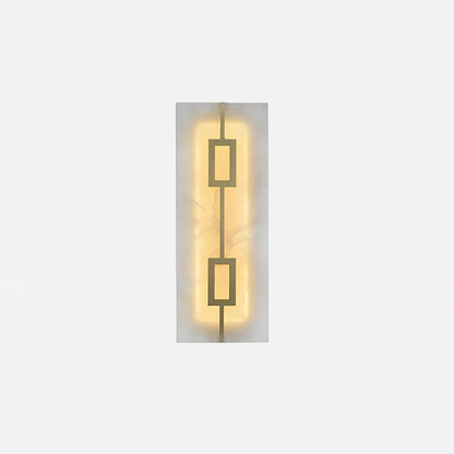 Square Alabaster Bracket light Wall Lamp