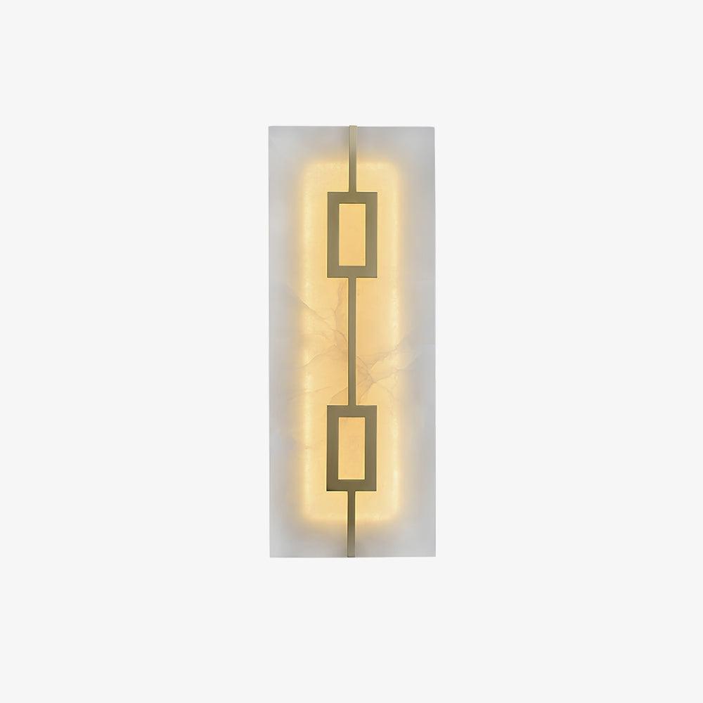 Square Alabaster Bracket light Wall Lamp