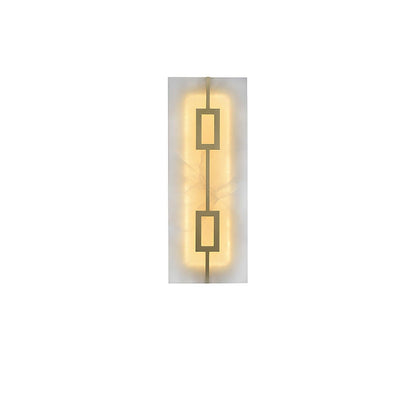 Square Alabaster Bracket light Wall Lamp