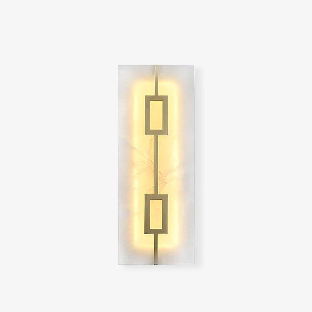 Square Alabaster Bracket light Wall Lamp