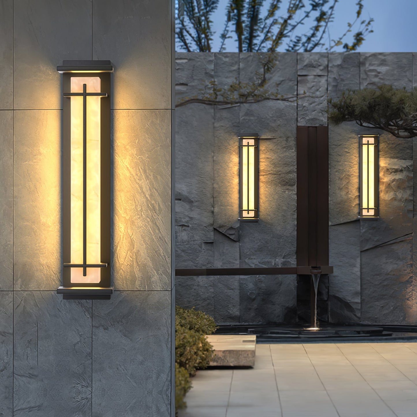 Square Outdoor Sconce Wall Light