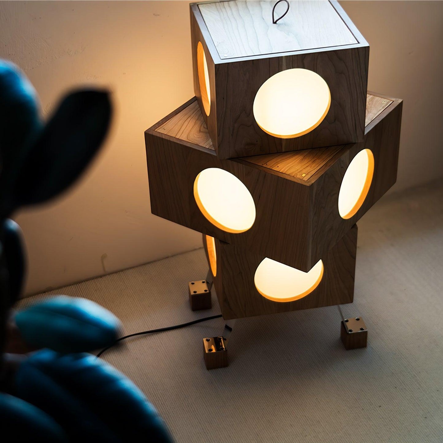 Square Robot Reading Lamp Floor Lamp