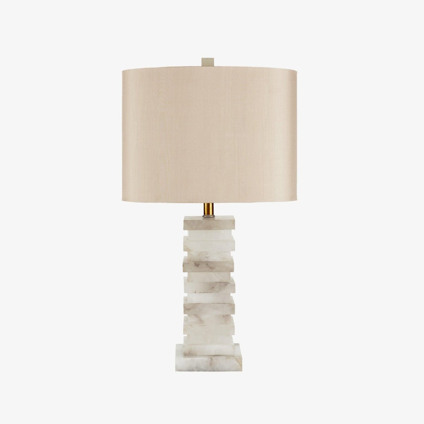 Stacked Alabaster Bedside lamp Table Lamp