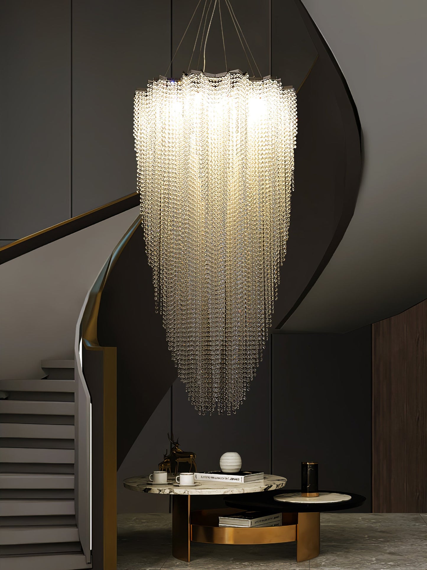 Stalizi Crystal Gasolier chandelier