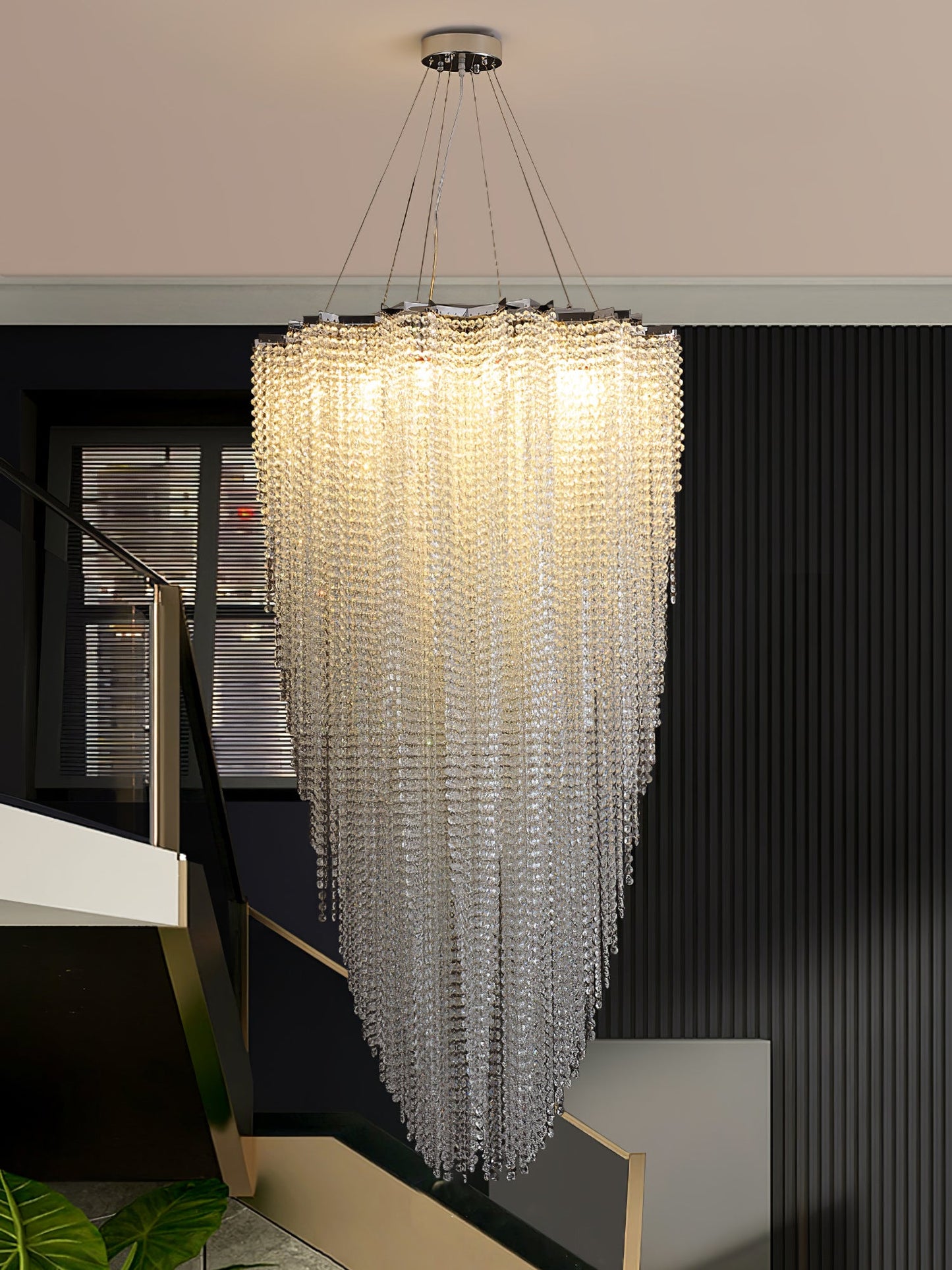 Stalizi Crystal Gasolier chandelier