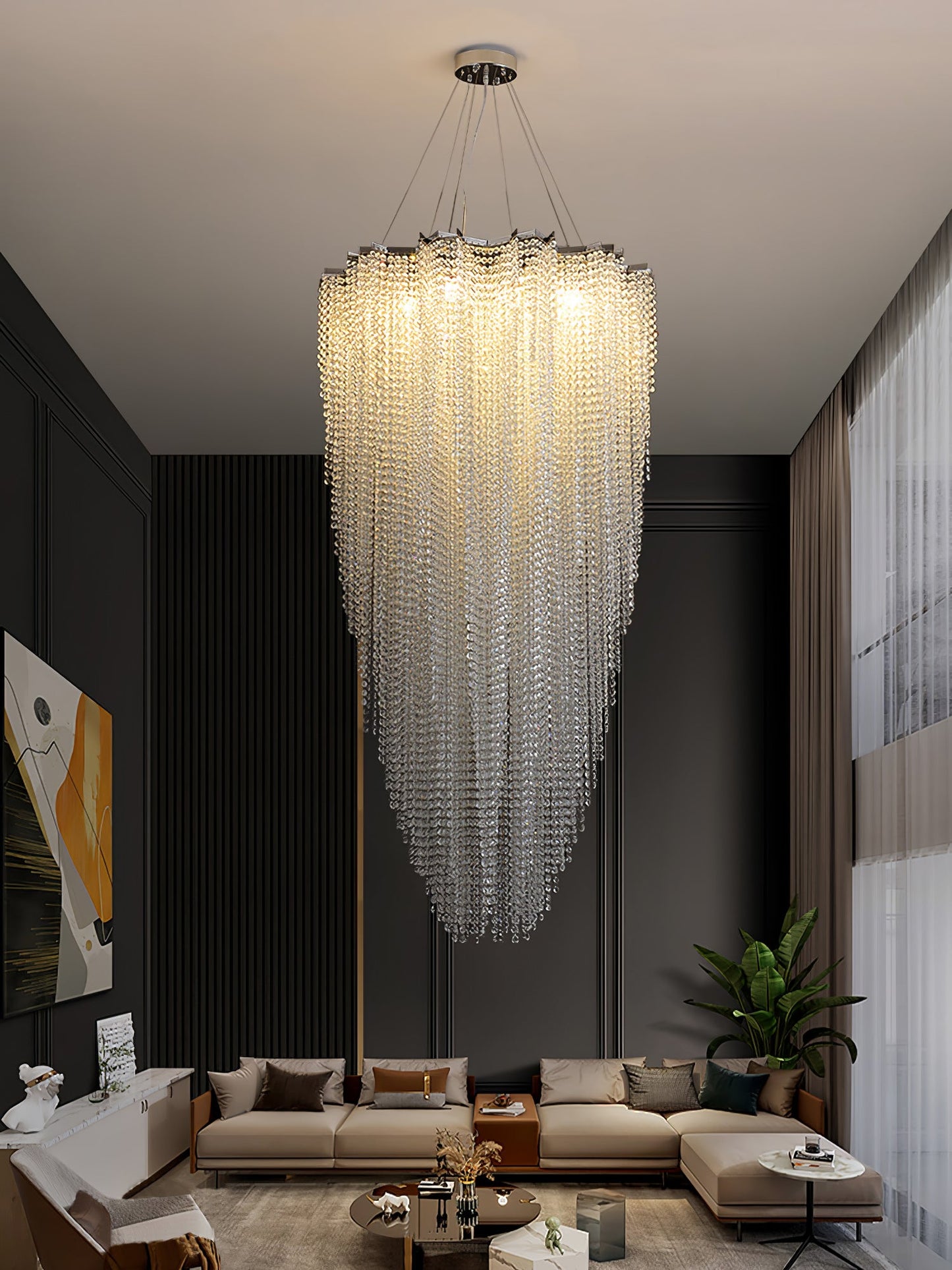 Stalizi Crystal Gasolier chandelier