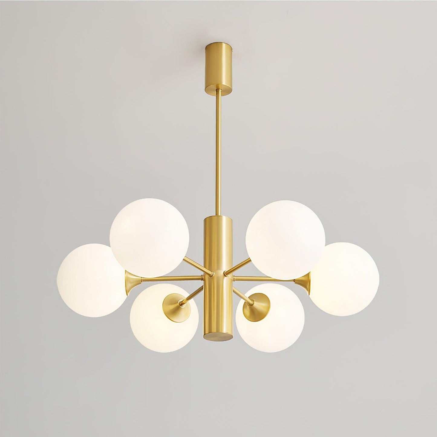 Stella Brass Crown Chandelier