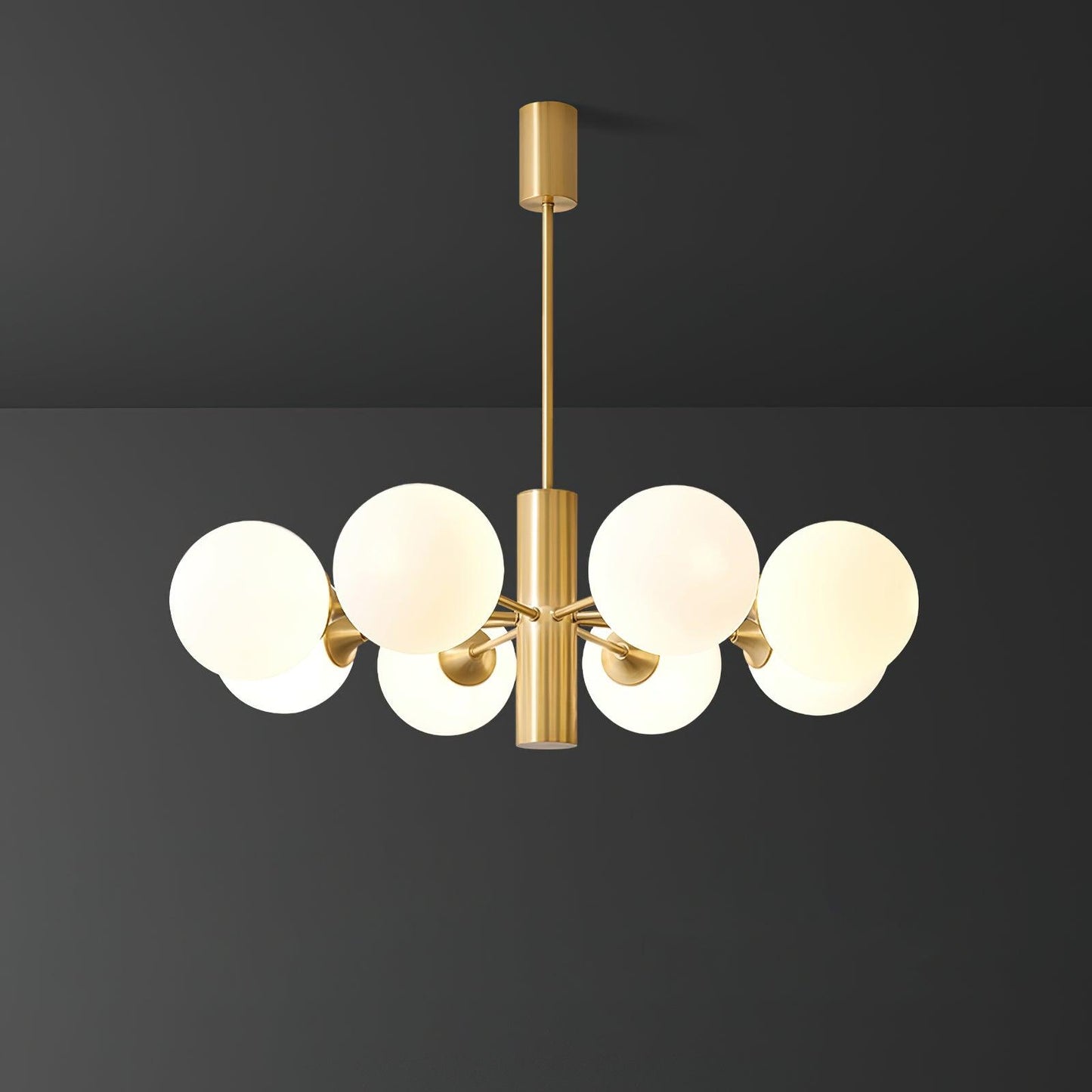 Stella Brass Crown Chandelier