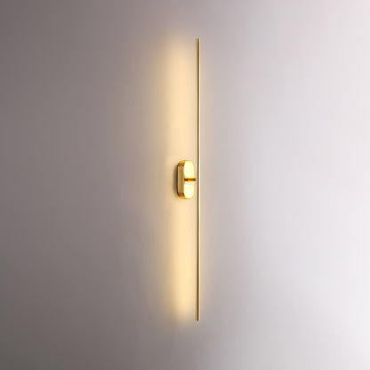 Stick Shaped Metal Bracket light Sconce