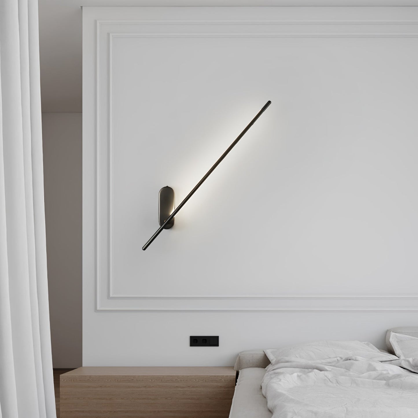 Stick Shaped Plug In Wall-mounted lamp Sconce