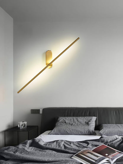 Stick Shaped Metal Bracket light Sconce