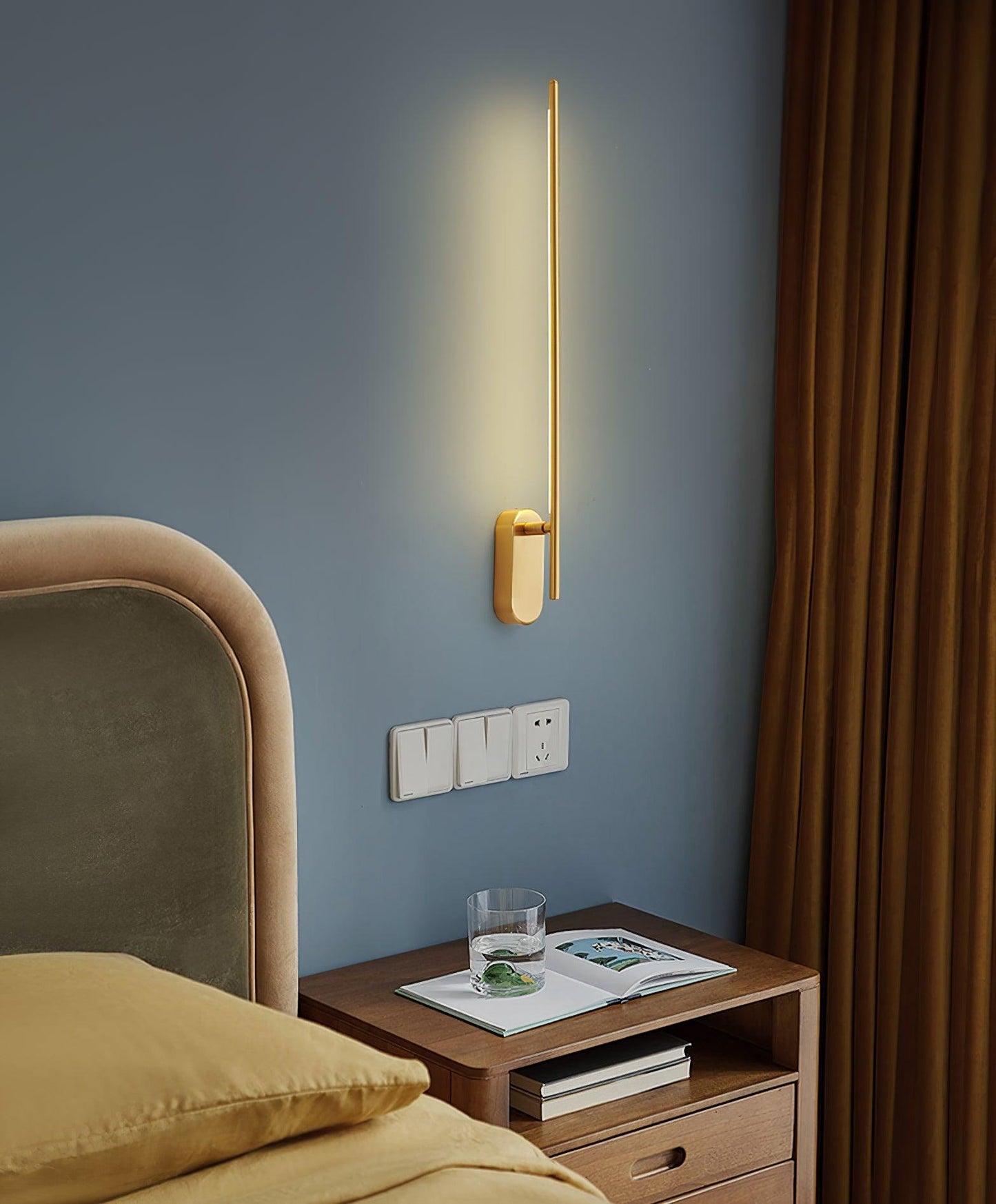 Stick Shaped Plug In Wall-mounted lamp Sconce