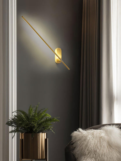 Stick Shaped Metal Bracket light Sconce