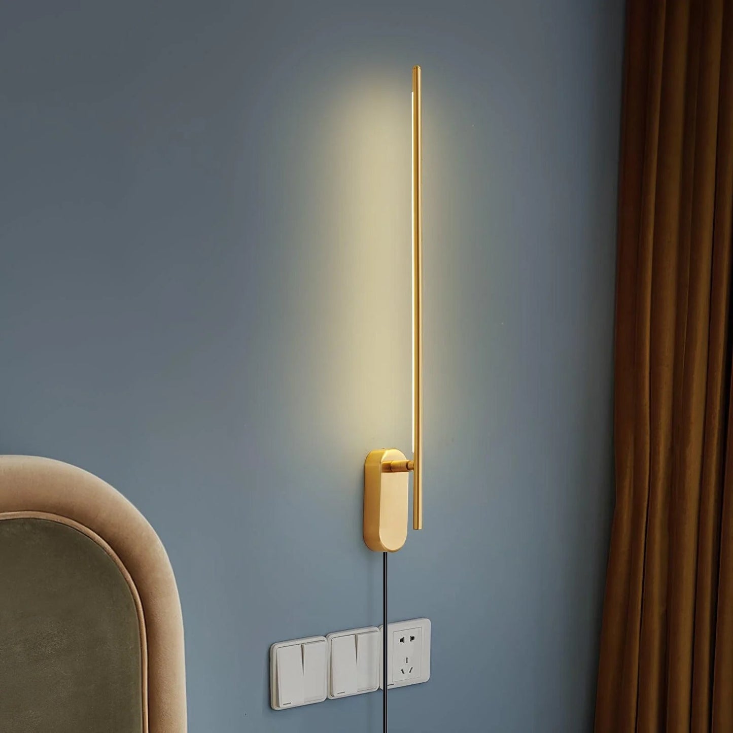 Stick Shaped Plug In Wall-mounted lamp Sconce