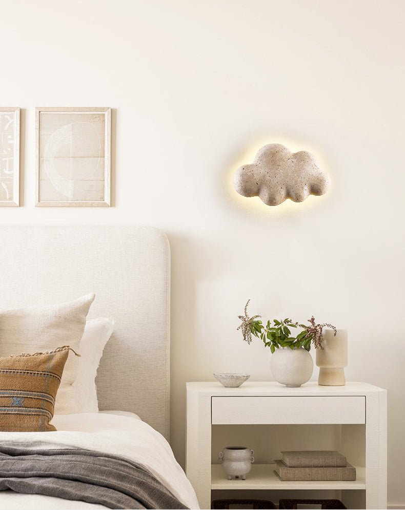 Stone Cloud Wall Light