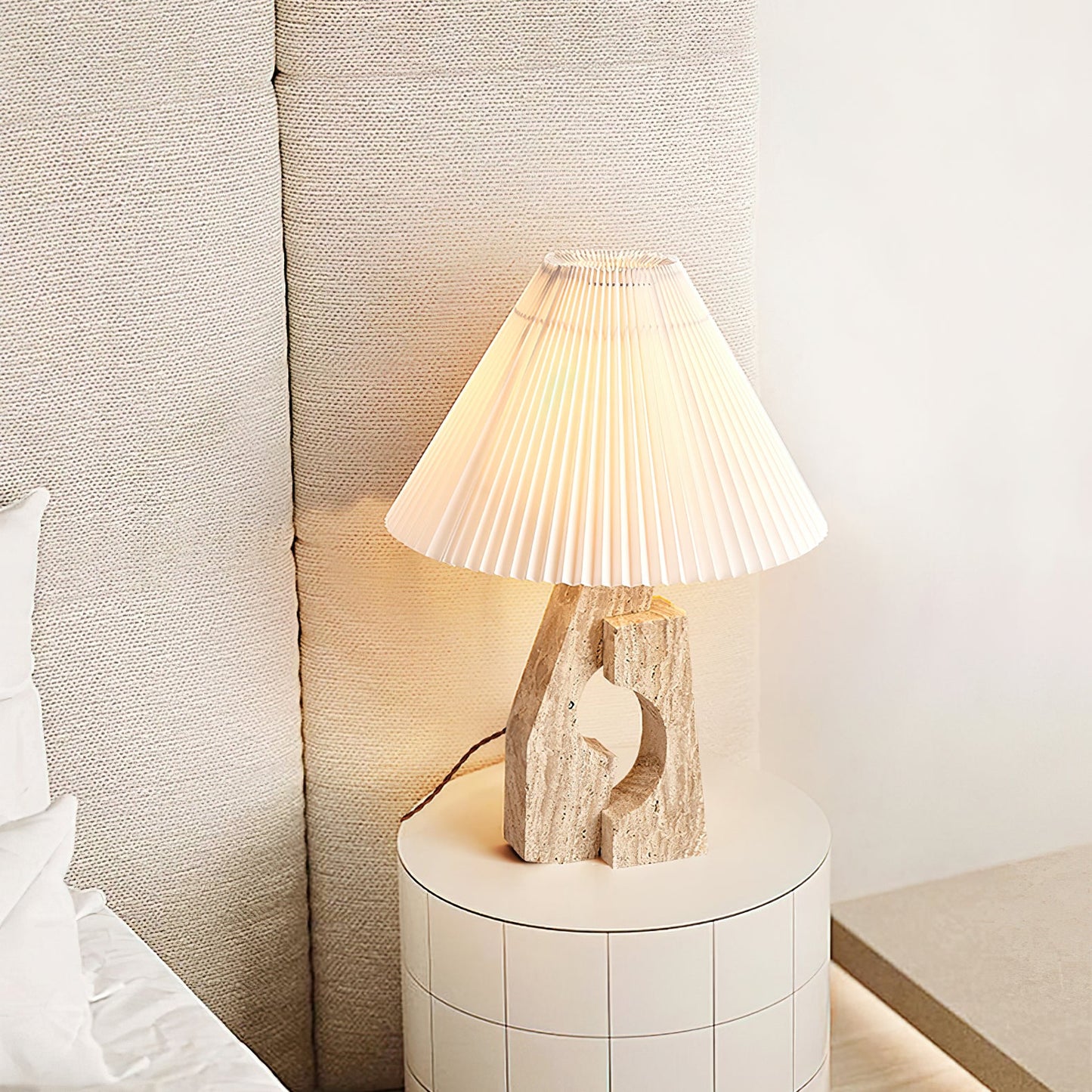 Stone Pillar Accent lamp Table Lamp