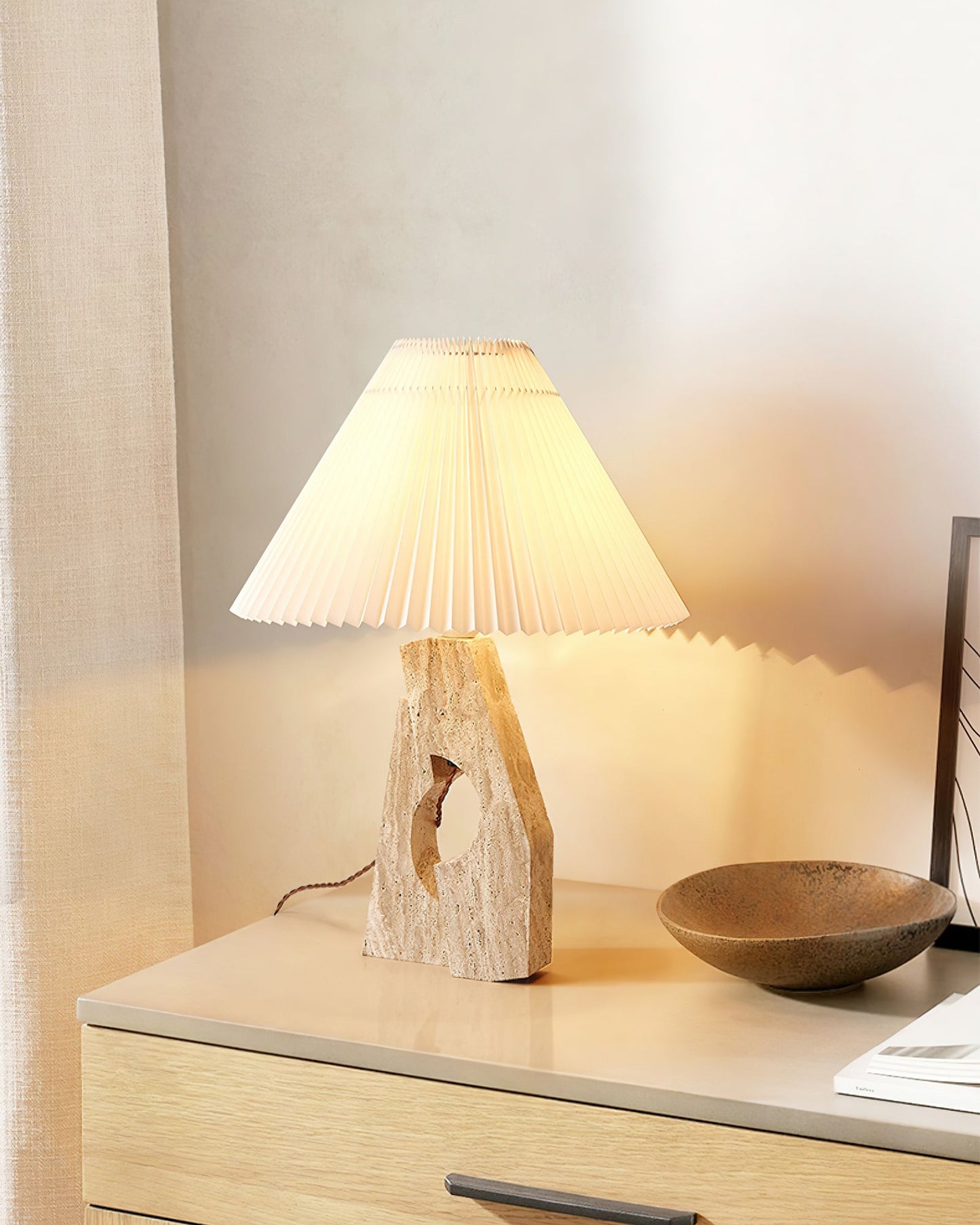 Stone Pillar Accent lamp Table Lamp