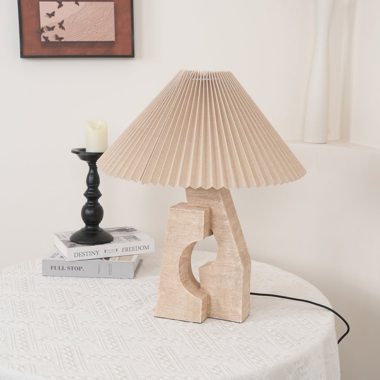 Stone Pillar Accent lamp Table Lamp