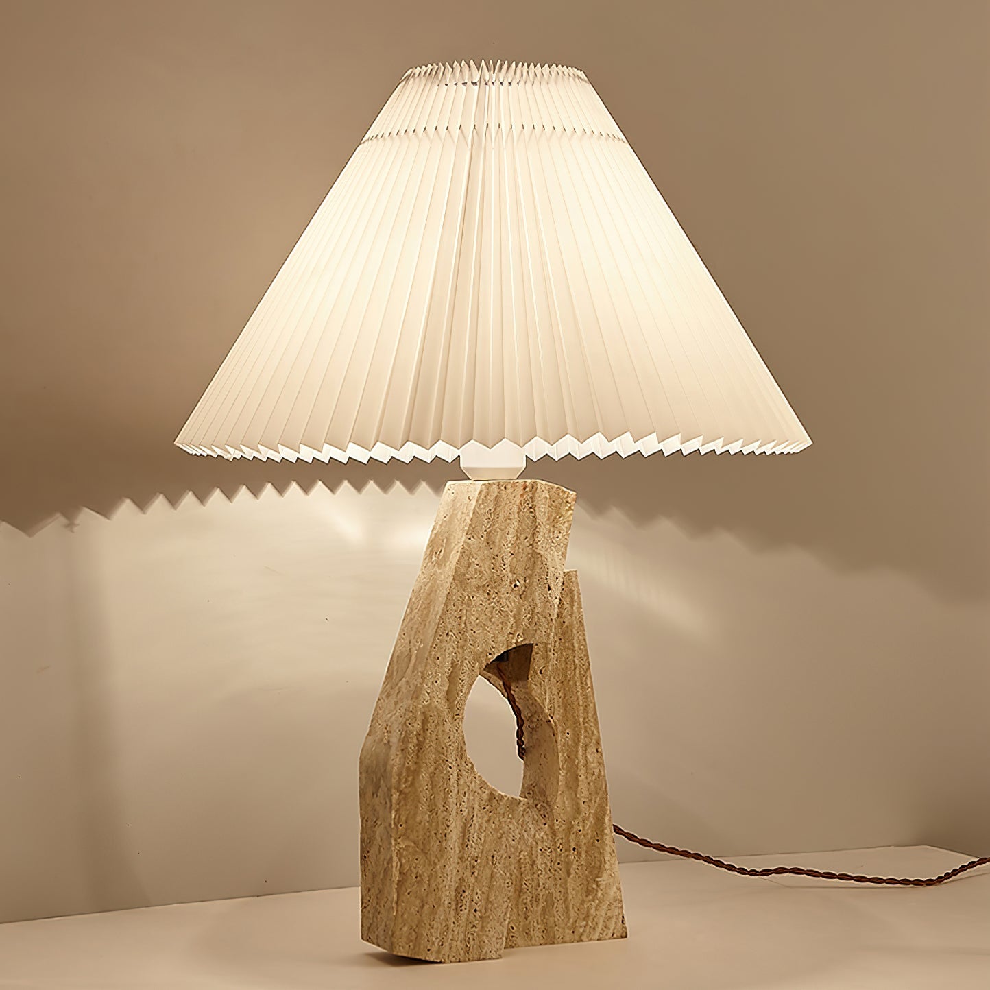 Stone Pillar Accent lamp Table Lamp