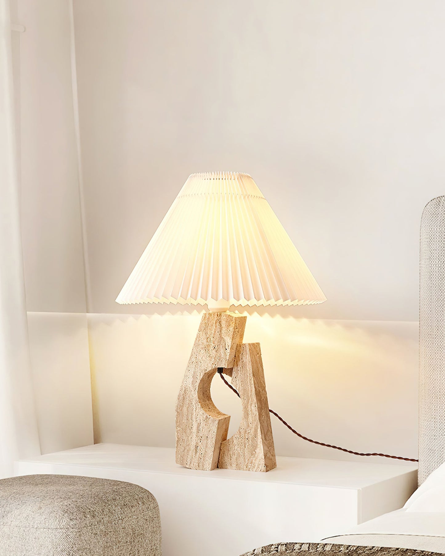 Stone Pillar Accent lamp Table Lamp