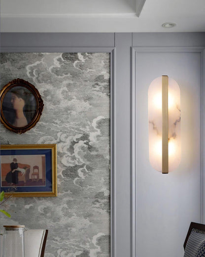 Stone Wall-mounted lamp Wall Alabaster LED Sconce