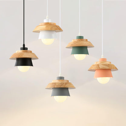 Stone Wood Houselight Pendant Lamp