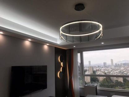 Stratos LED Gasolier Chandelier