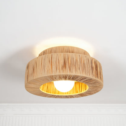 Straw Art Ceiling fixture Ceiling Lamp