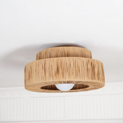 Straw Art Ceiling fixture Ceiling Lamp