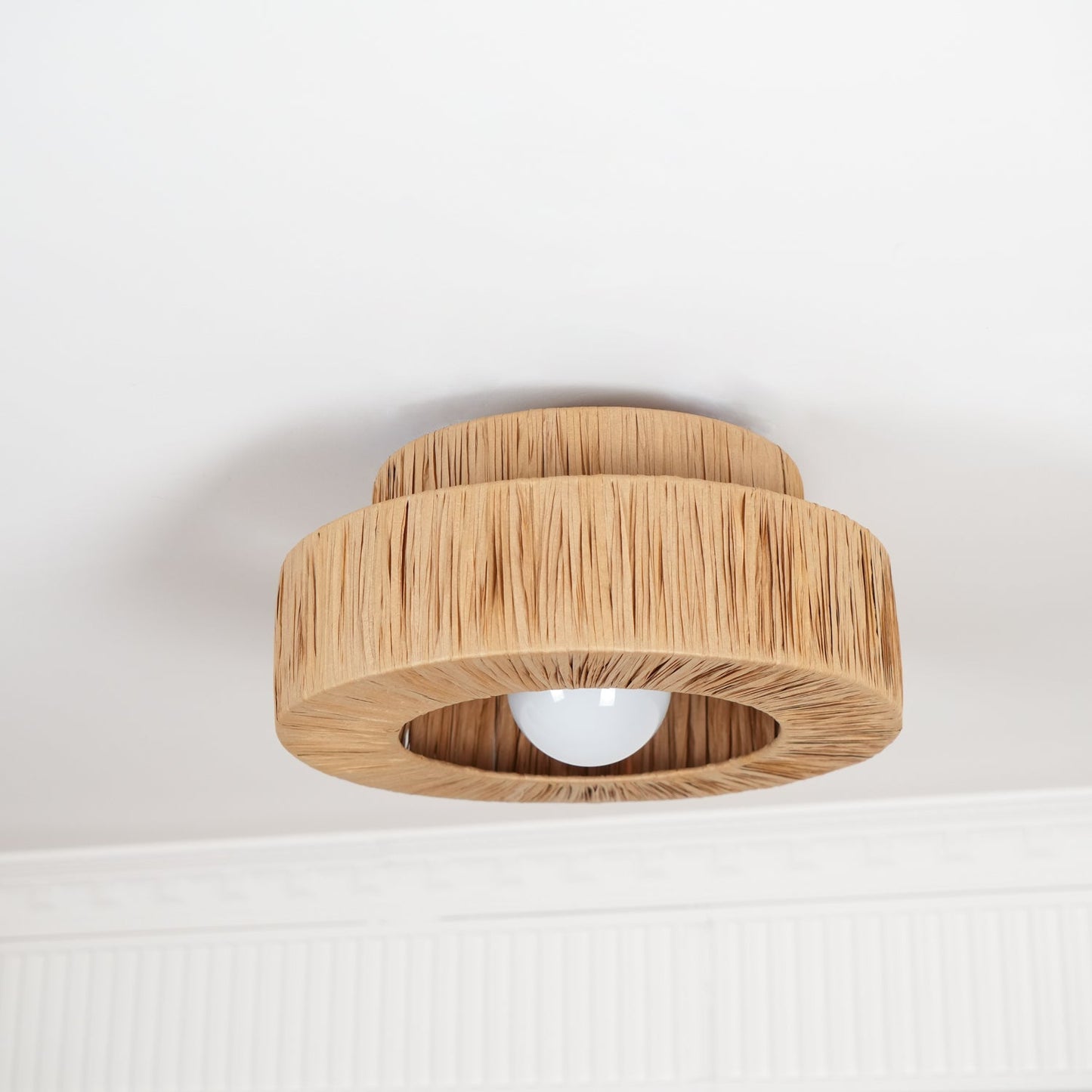 Straw Art Ceiling fixture Ceiling Lamp