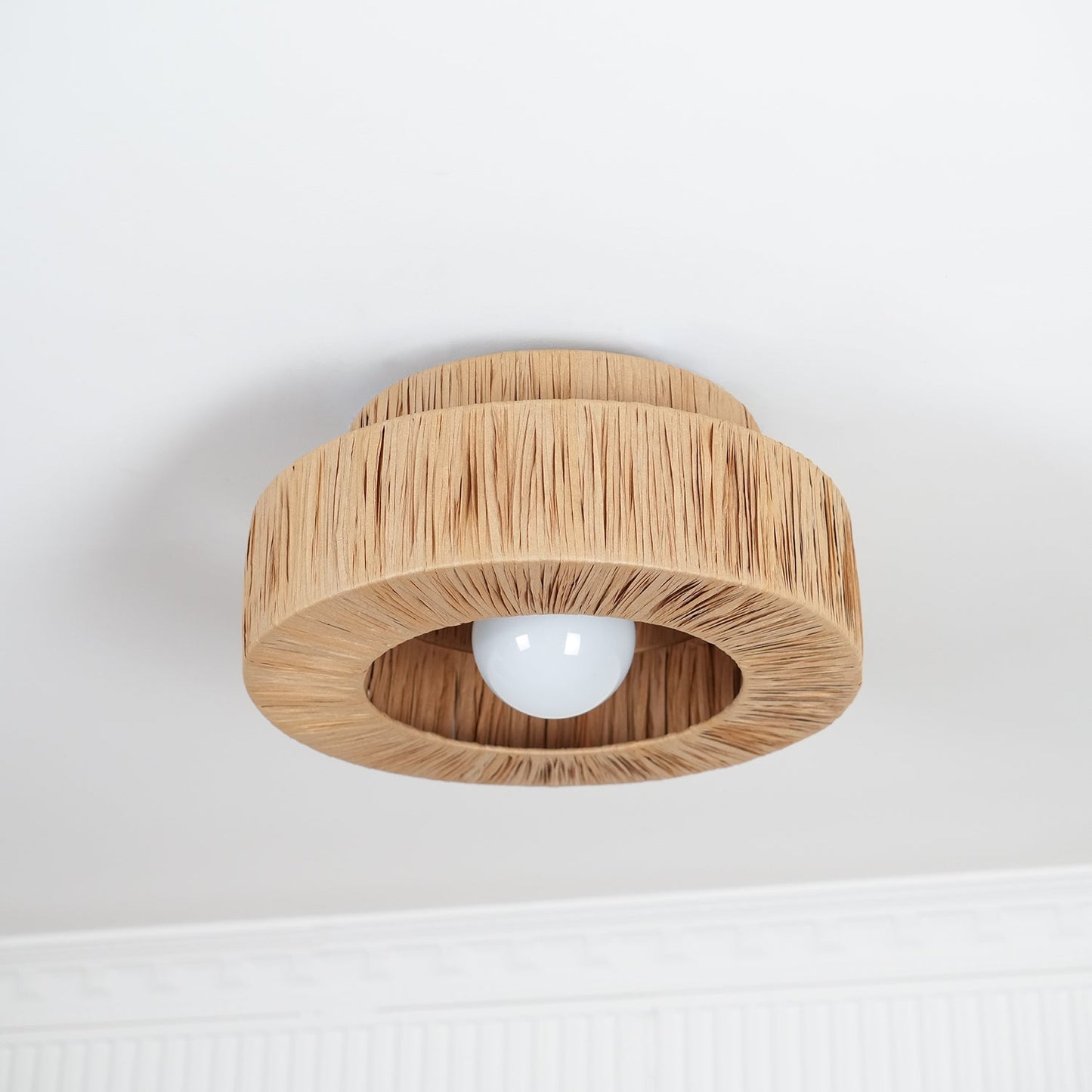 Straw Art Ceiling fixture Ceiling Lamp