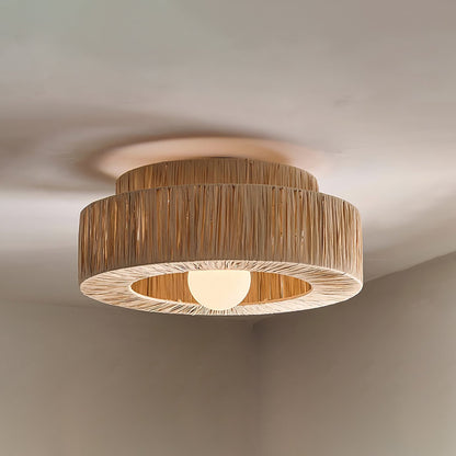 Straw Art Ceiling fixture Ceiling Lamp